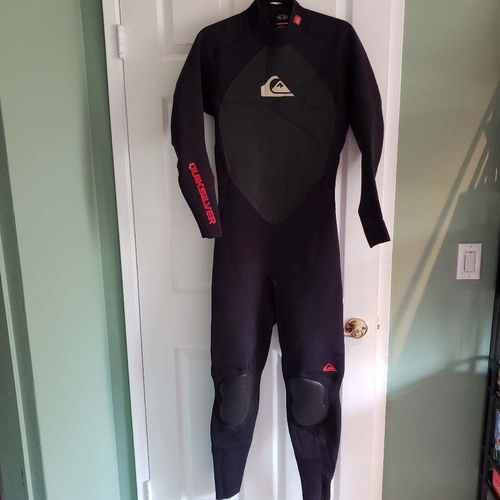 Men's Wetsuit, full length,  quick silver, XL